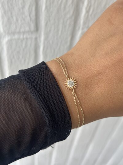 Sonne filigran-Armband - 585er Gold - Juwelier Di-EL