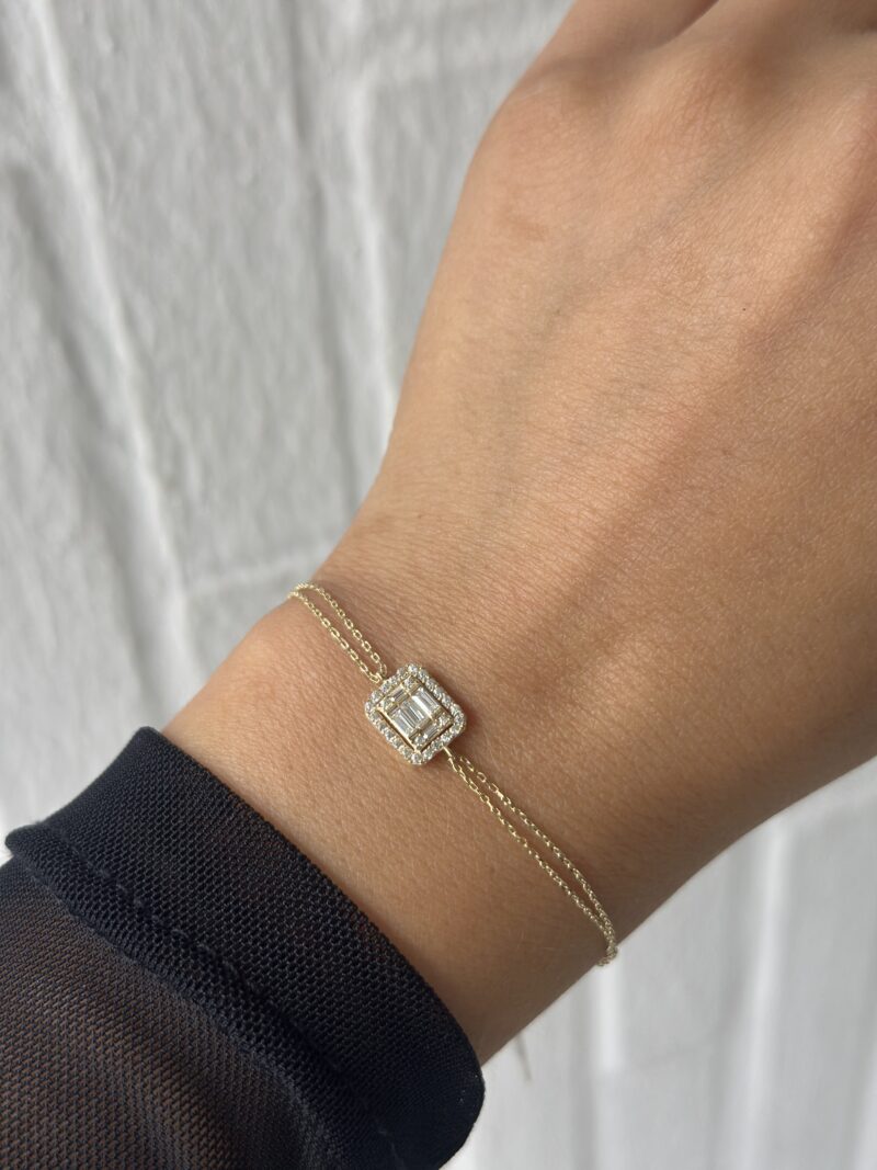 Baguette -Armband - 585er Gold - Juwelier Di-EL – Bild 5