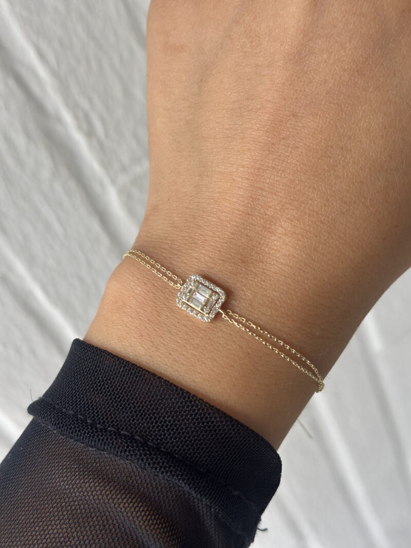 Baguette -Armband - 585er Gold - Juwelier Di-EL – Bild 6