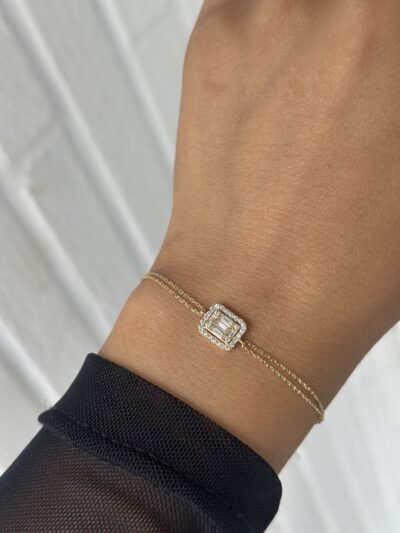 Baguette -Armband - 585er Gold - Juwelier Di-EL