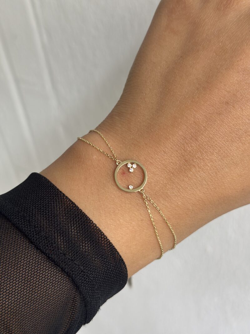 Kreis Element -Armband - 585er Gold - Juwelier Di-EL – Bild 4