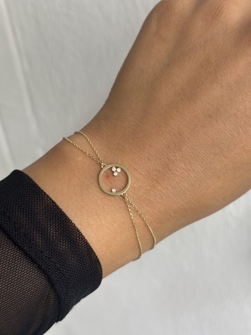 Kreis Element -Armband - 585er Gold - Juwelier Di-EL – Bild 2