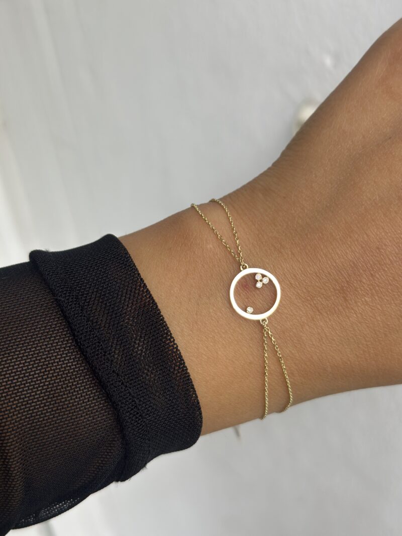 Kreis Element -Armband - 585er Gold - Juwelier Di-EL – Bild 3