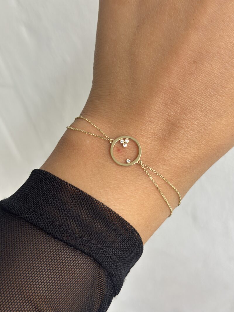 Kreis Element -Armband - 585er Gold - Juwelier Di-EL – Bild 5