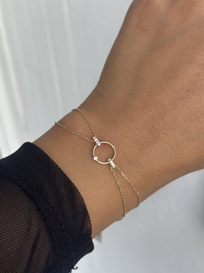 Kreis Element Filigran -Armband - 585er Gold - Juwelier Di-EL