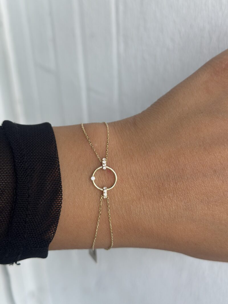 Kreis Element Filigran -Armband - 585er Gold - Juwelier Di-EL – Bild 3