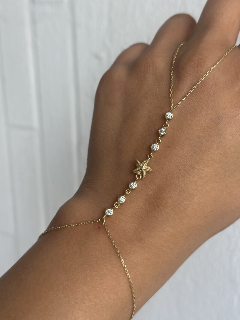 Seestern- Handkette - 585er Gold - Juwelier Di-EL – Bild 3