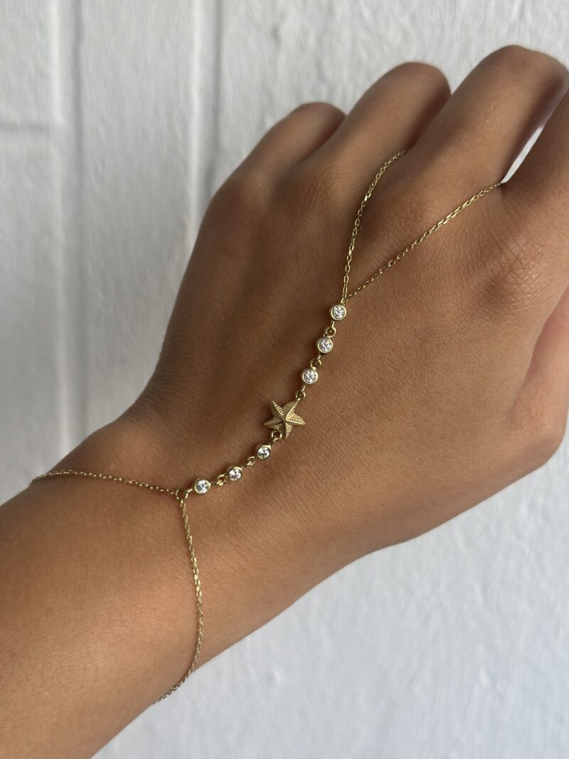 Seestern- Handkette - 585er Gold - Juwelier Di-EL – Bild 6