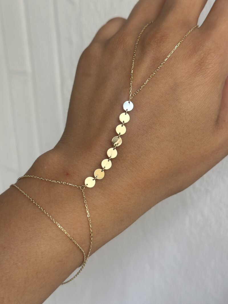 Platten- Handkette - 585er Gold - Juwelier Di-EL – Bild 3