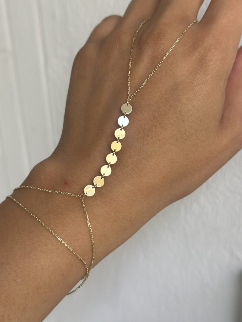 Platten- Handkette - 585er Gold - Juwelier Di-EL – Bild 4