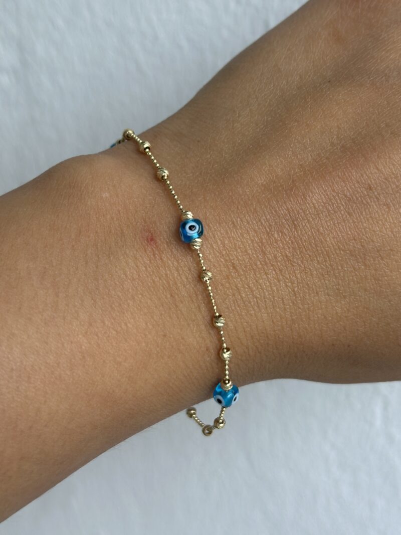 Nazar Dorika -Armband - 585er Gold - Juwelier Di-EL – Bild 3