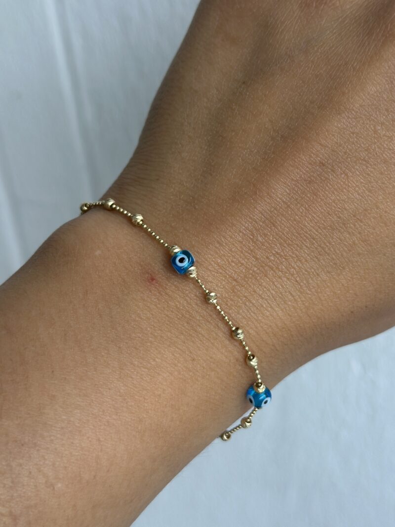 Nazar Dorika -Armband - 585er Gold - Juwelier Di-EL – Bild 4