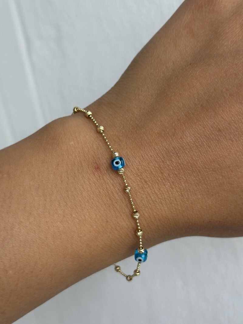 Nazar Dorika -Armband - 585er Gold - Juwelier Di-EL – Bild 2