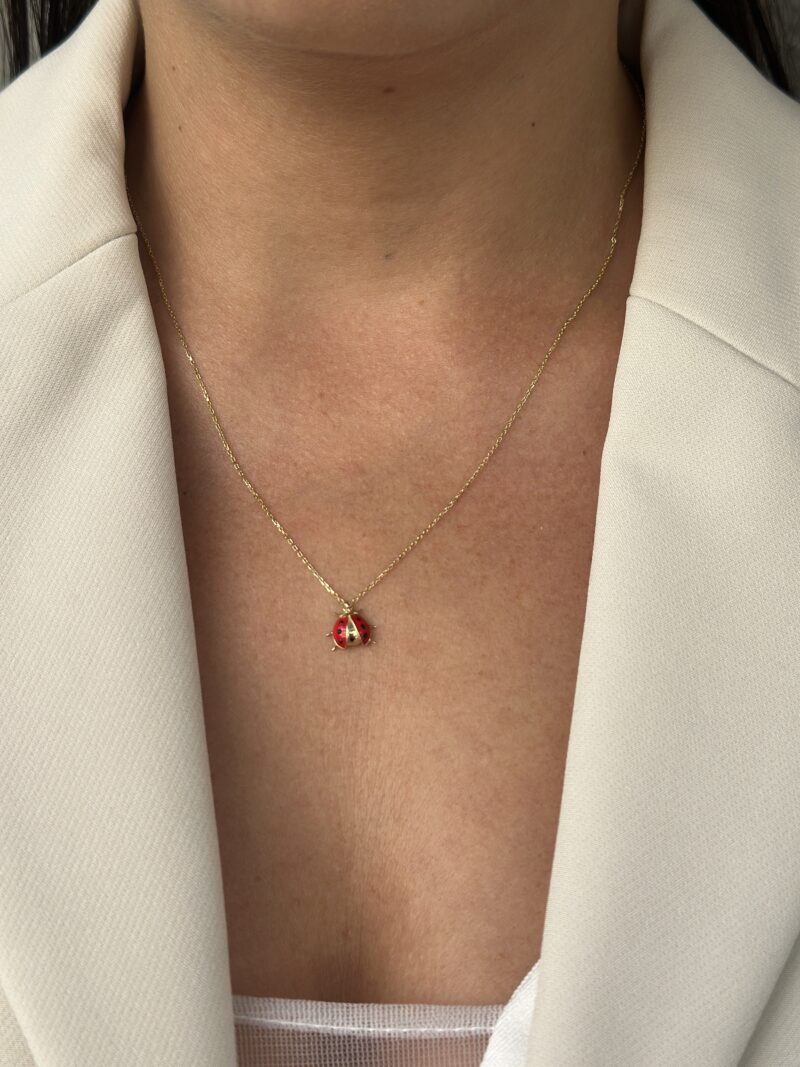 Marienkäfer small- Kette mit Anhänger - 585er Gold - Juwelier Di-EL – Bild 7