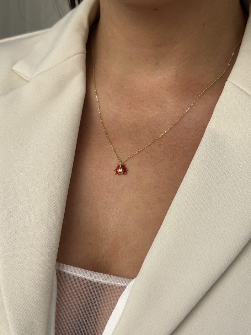Marienkäfer small- Kette mit Anhänger - 585er Gold - Juwelier Di-EL – Bild 8