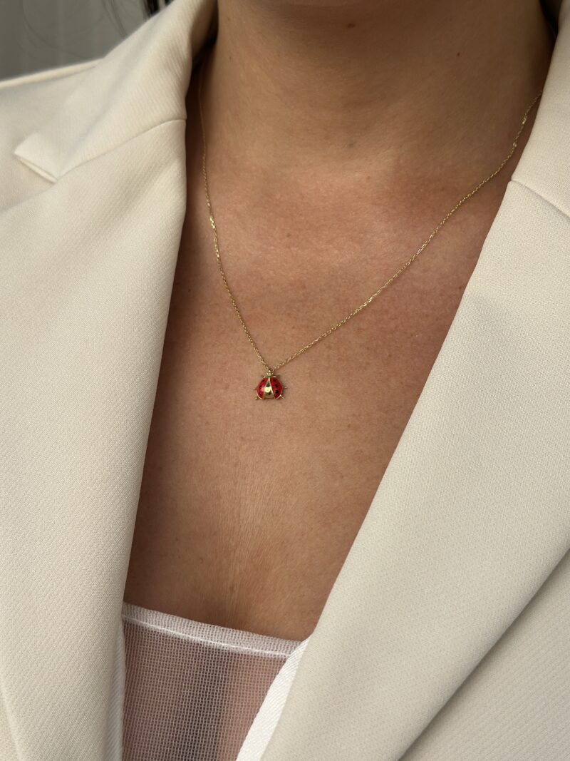 Marienkäfer small- Kette mit Anhänger - 585er Gold - Juwelier Di-EL – Bild 9