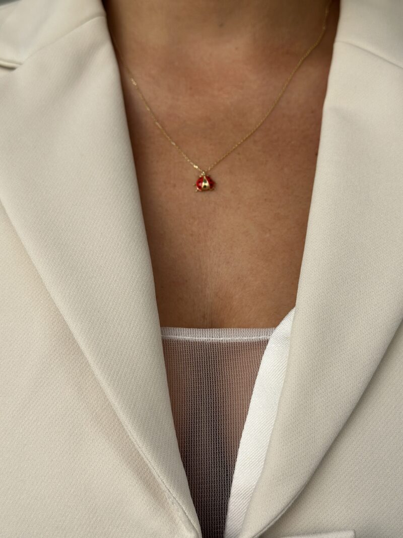 Marienkäfer small- Kette mit Anhänger - 585er Gold - Juwelier Di-EL – Bild 10