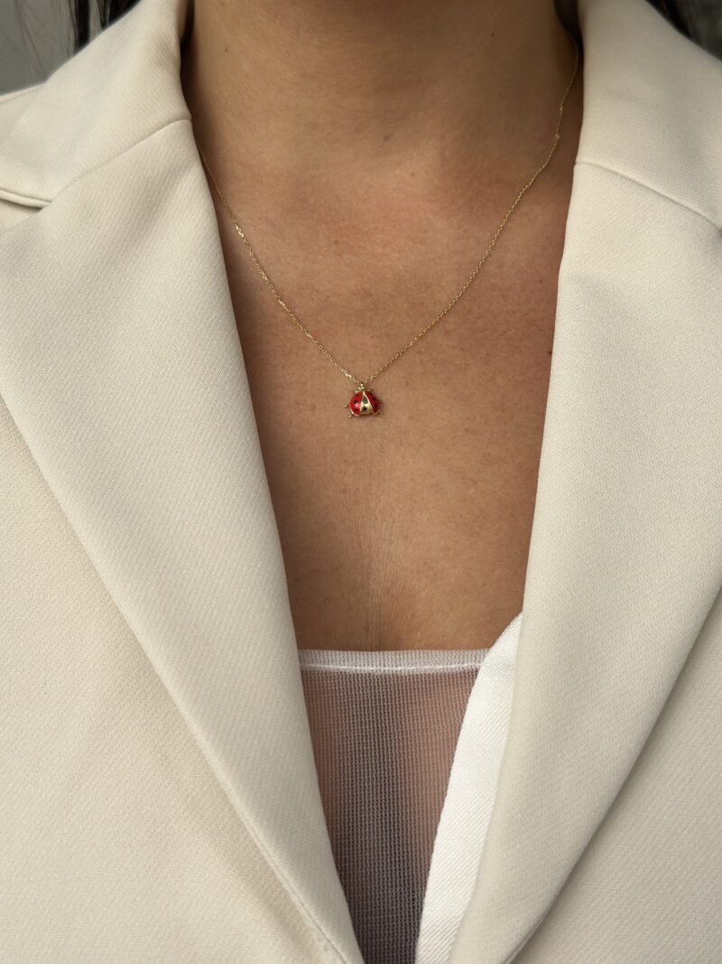 Marienkäfer small- Kette mit Anhänger - 585er Gold - Juwelier Di-EL – Bild 11