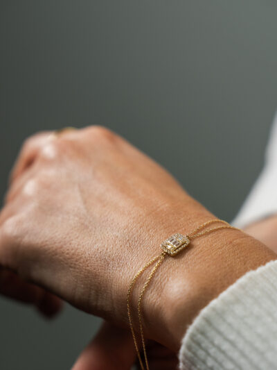 Baguette -Armband - 585er Gold - Juwelier Di-EL