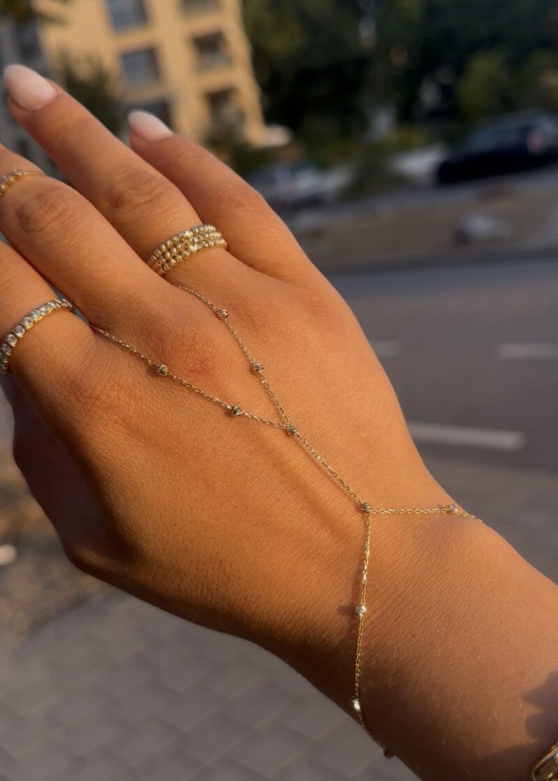 Dorika- Handkette - 585er Gold - Juwelier Di-EL
