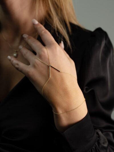 V- Handkette - 585er Gold - Juwelier Di-EL