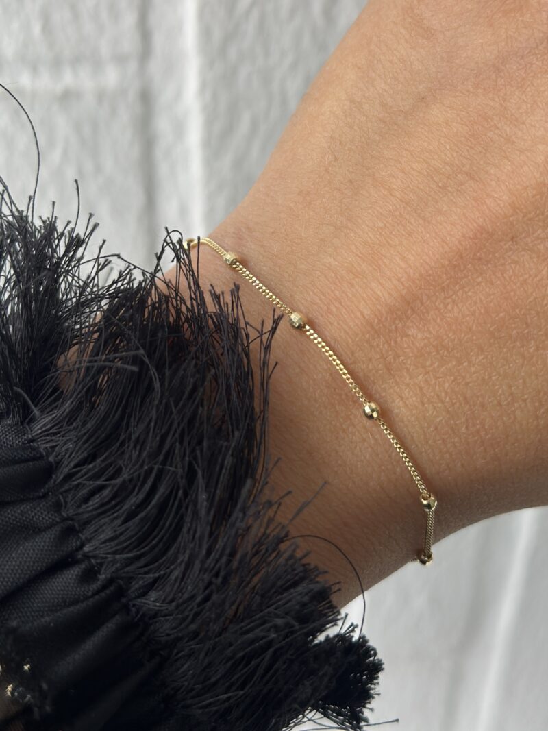 Mini Discokugel Dorika-Armband - 585er Gold - Juwelier Di-EL – Bild 3