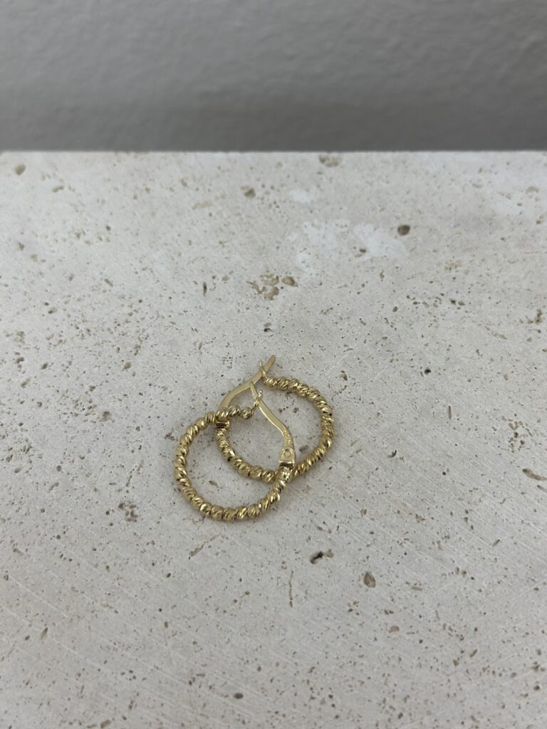 Dorika Creole Small-Ohrring - 585er Gold - Juwelier Di-EL