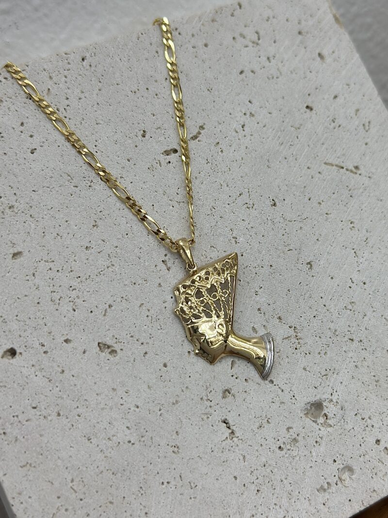 Nofretete Queen - Kette mit Anhänger - 585er Gold - Juwelier Di-EL – Bild 3