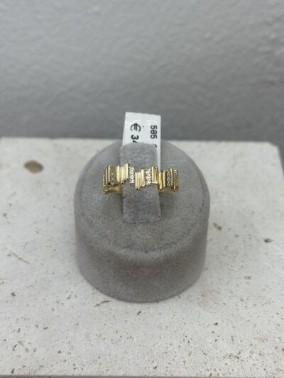 Segment Bandring-Ring - 585er Gold - Juwelier Di-EL
