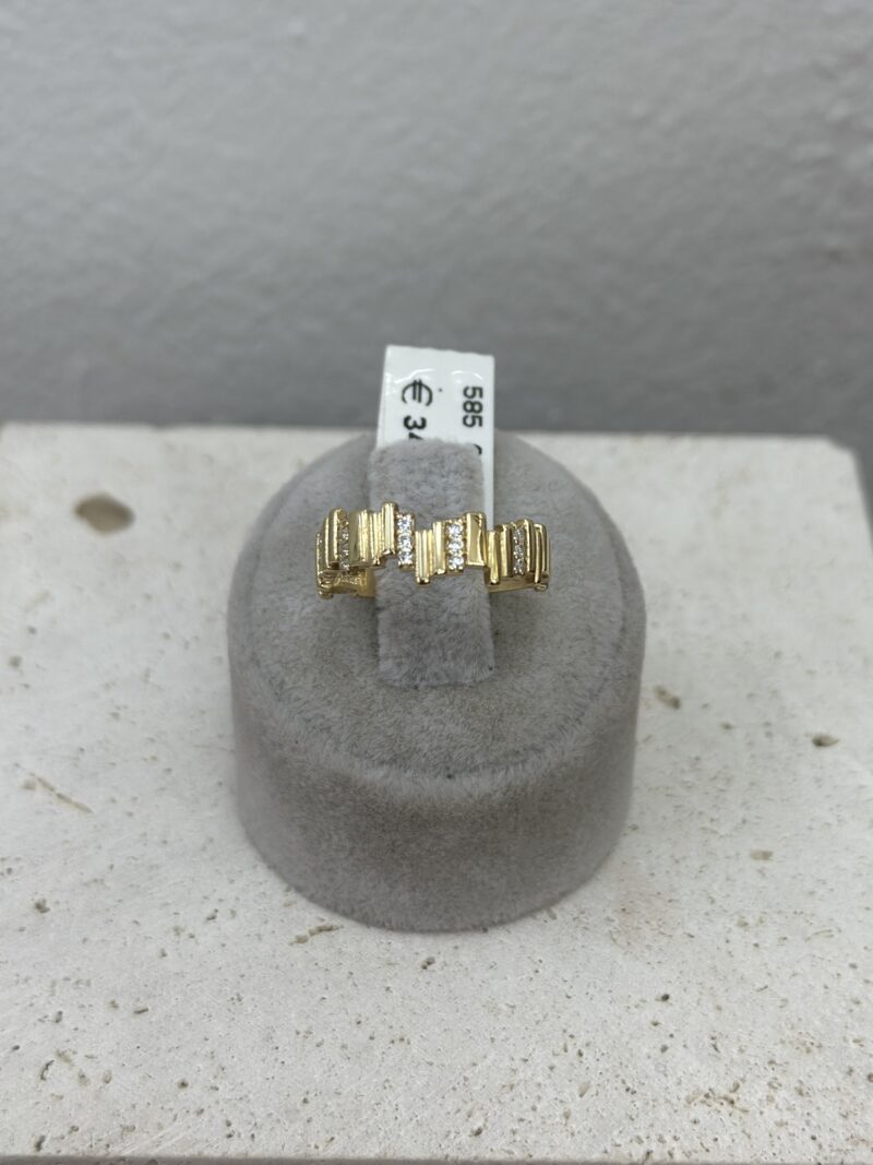 Segment Bandring-Ring - 585er Gold - Juwelier Di-EL