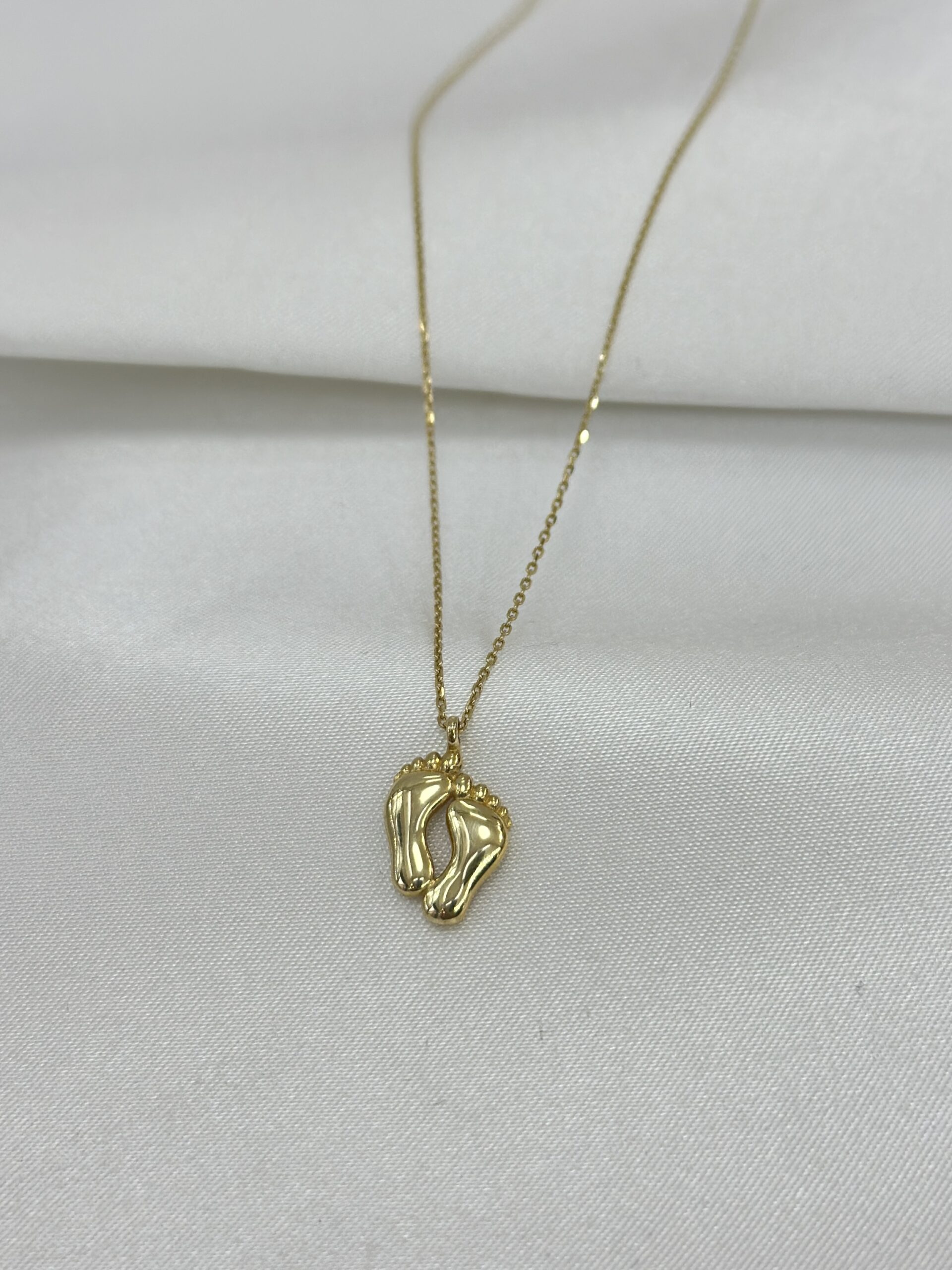 Babyfüsse - Kette mit Anhänger - 585er Gold - Juwelier Di-EL – Bild 3