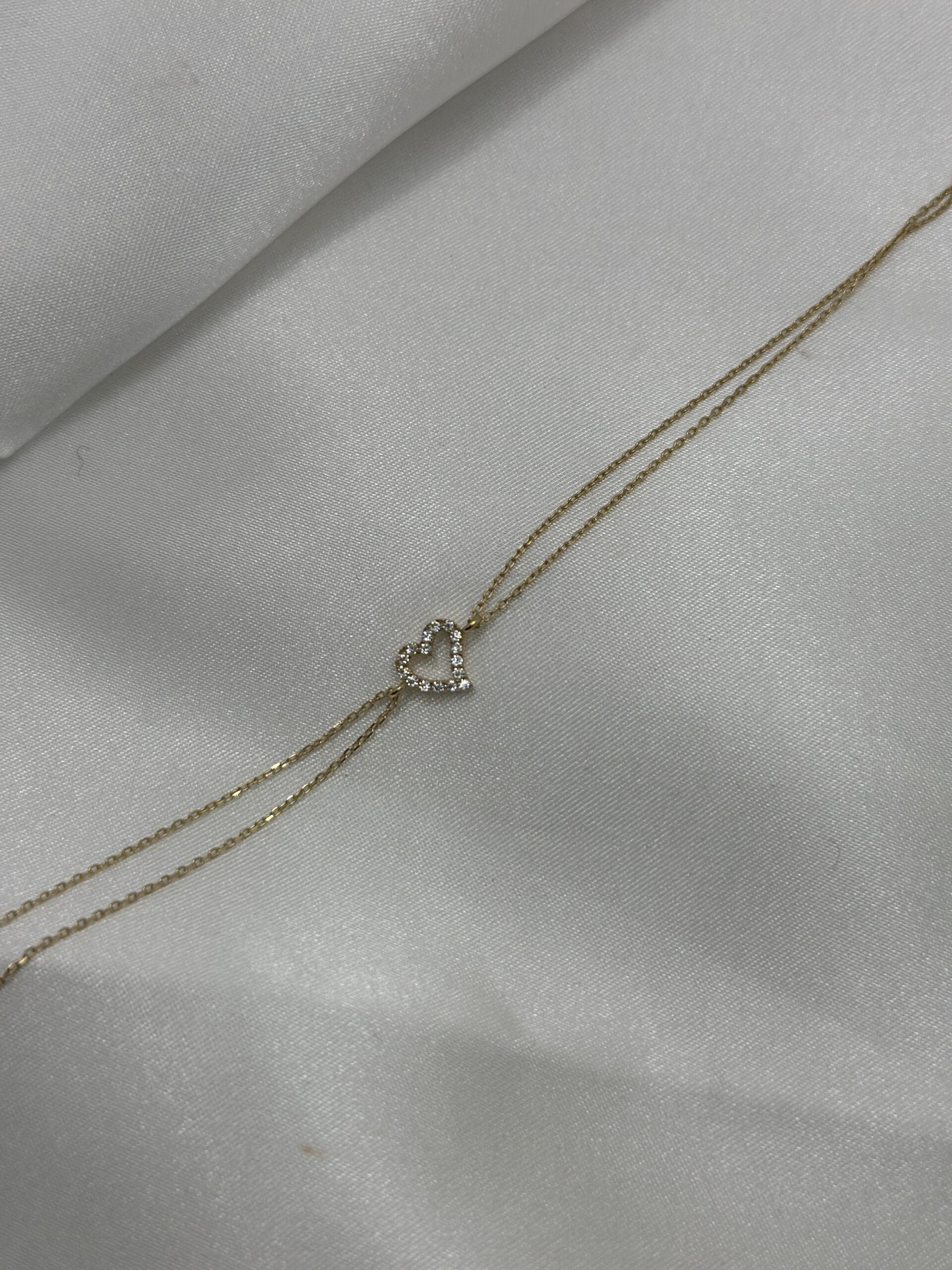 Herz Rahmen Small- Armband - 585er Gold - Juwelier Di-EL – Bild 2