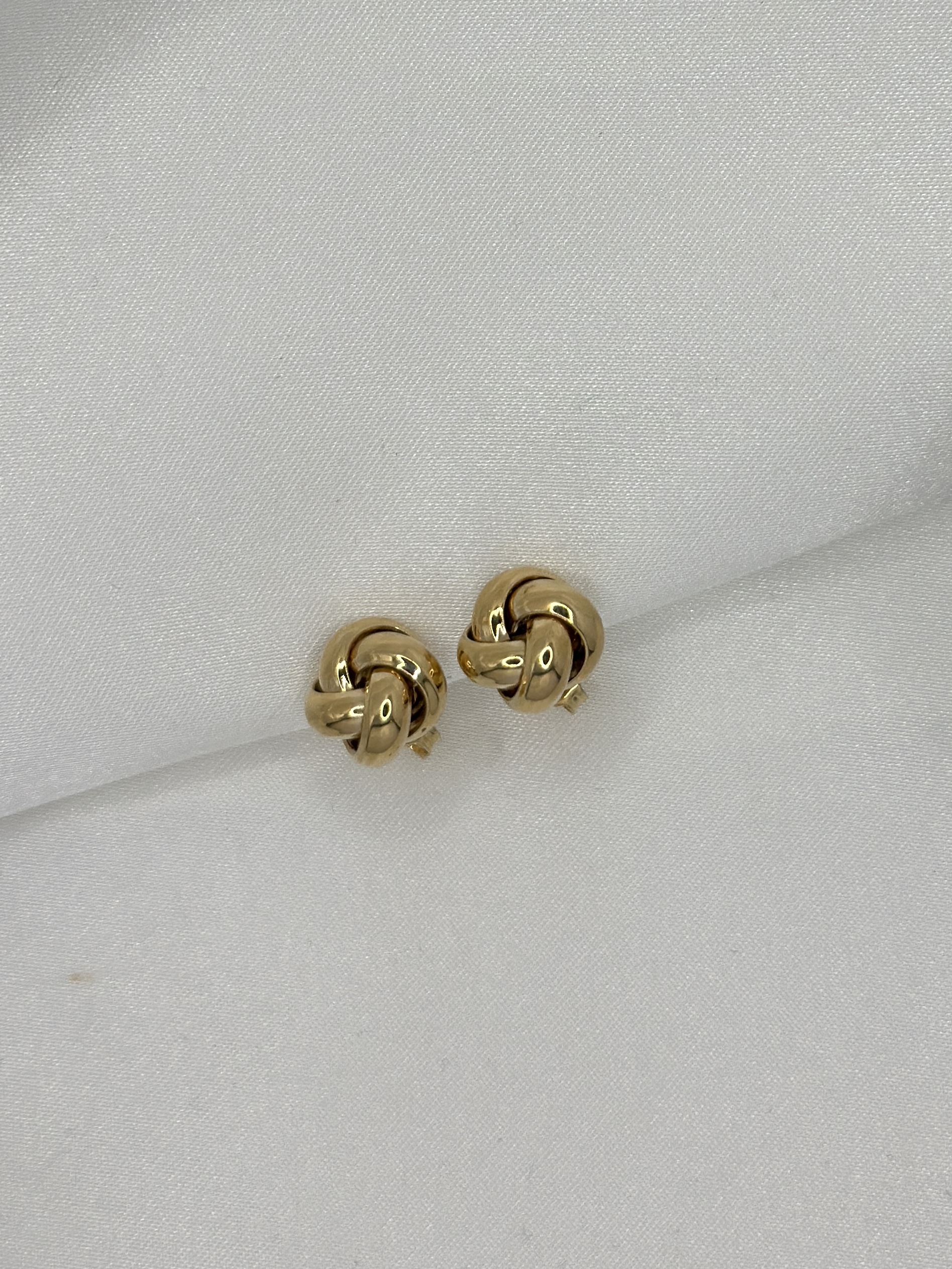 Liebesknoten Stecker -Ohrring - 585er Gold - Juwelier Di-EL – Bild 3