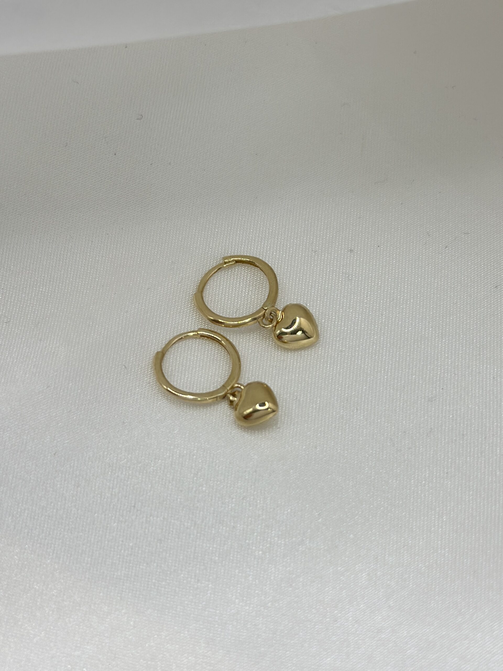 Mini Herz Creole -Ohrring - 585er Gold - Juwelier Di-EL