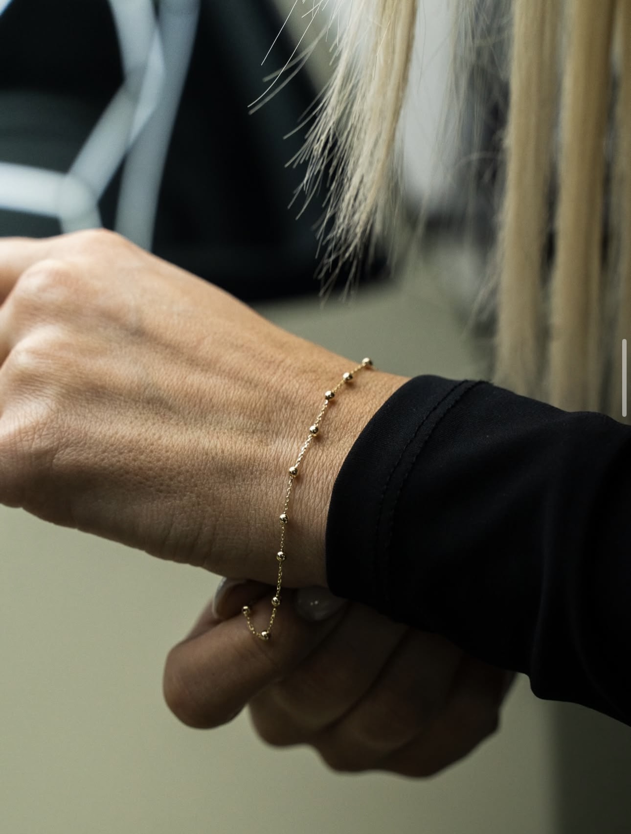 Kugel Armband dezent- Armband - 585er Gold - Juwelier Di-EL