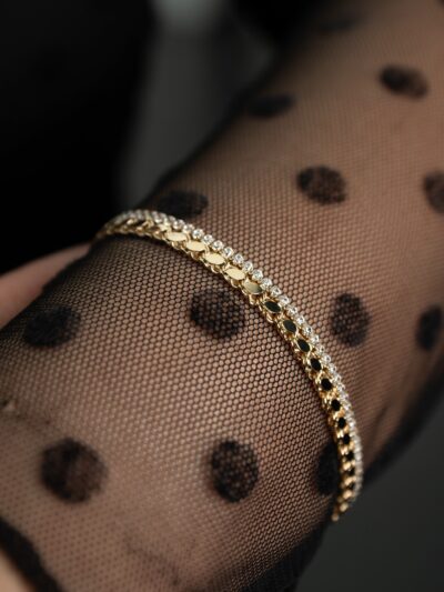 Di-EL Shine- Armband - 585er Gold - Juwelier Di-EL