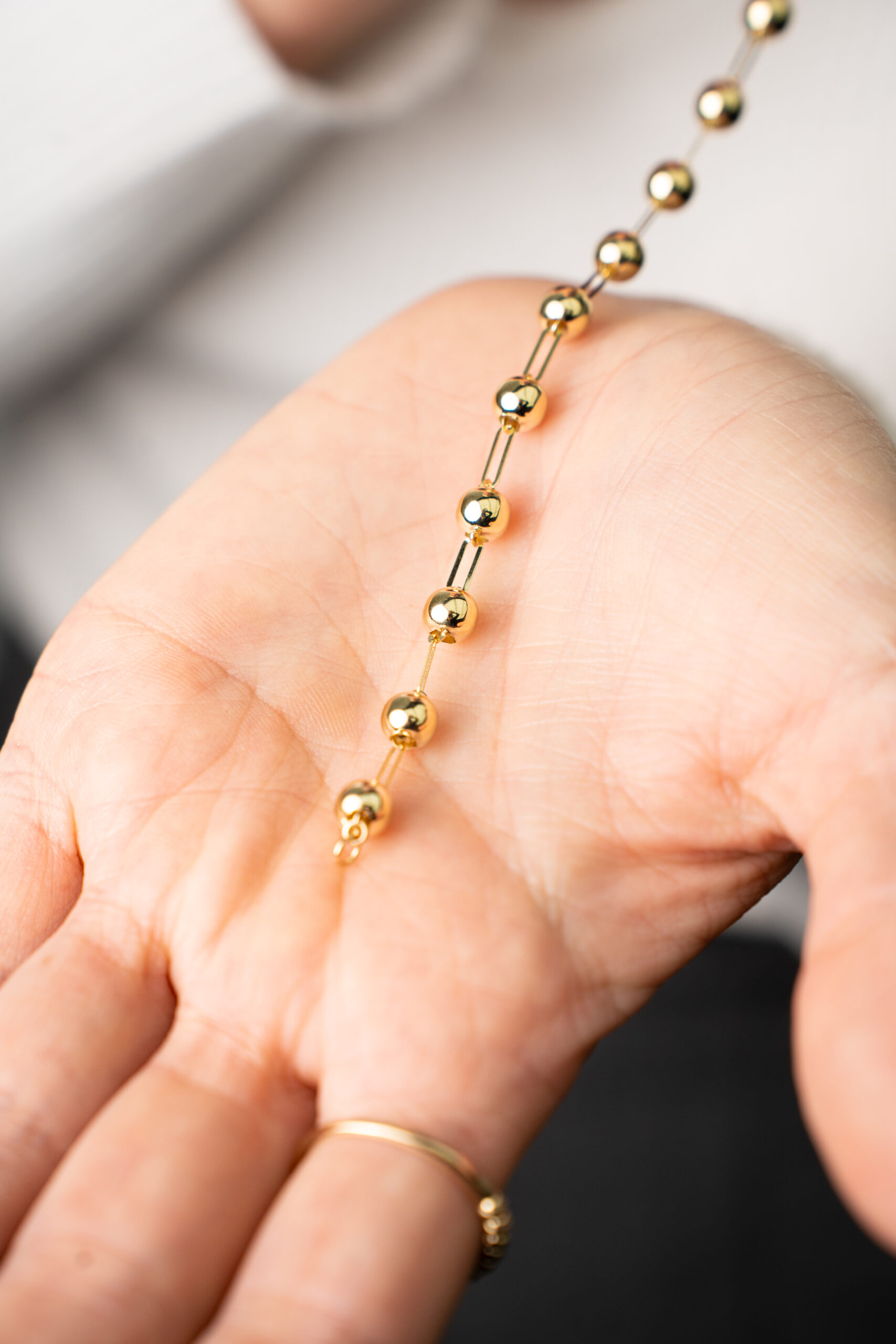 Kugel Glieder- Armband - 585er Gold - Juwelier Di-EL – Bild 2